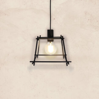 Lámpara colgante industrial - SERIE JAULA - Trapezoidal 01